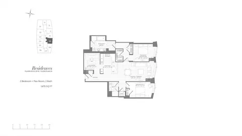 Floorplan - 240 Devonshire St #5809, Boston, MA 02110 photo 3 of 3