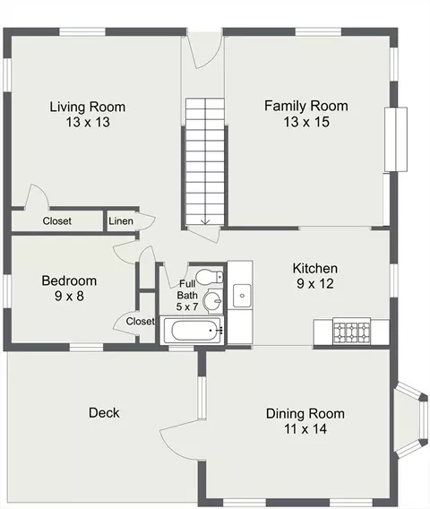 Floorplan - 2 Circular Ave, Natick, MA 01760 photo 1 of 2