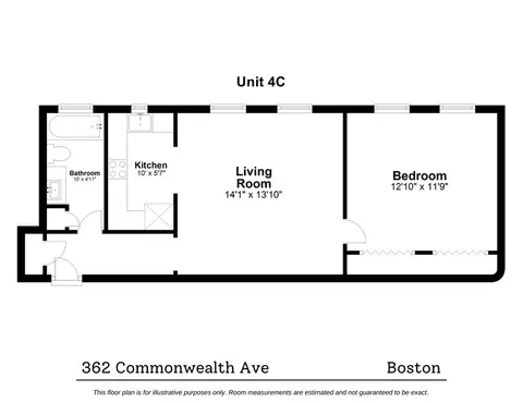 362-366 Commonwealth Ave #4C, Boston, MA 02115