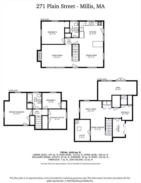 Floorplan - 271 Plain St, Millis, MA 02054 photo 1 of 1