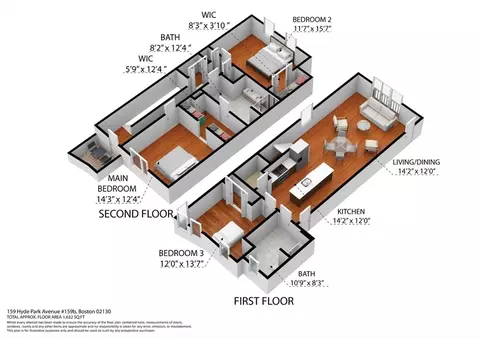 Floorplan - 159 Hyde Park #B, Boston, MA 02130 photo 2 of 2