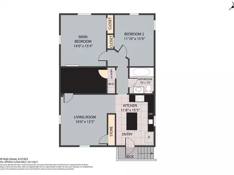 Floorplan - 149 High St #1, Danvers, MA 01923 photo 1 of 1