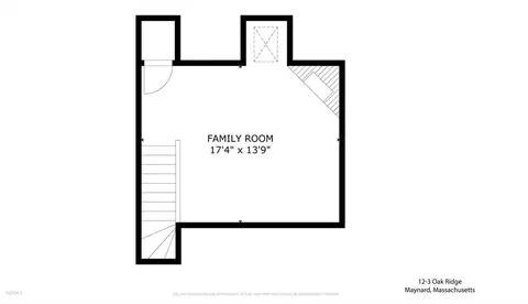 Floorplan - 12 Oak Ridge Dr #3, Maynard, MA 01754 photo 3 of 4