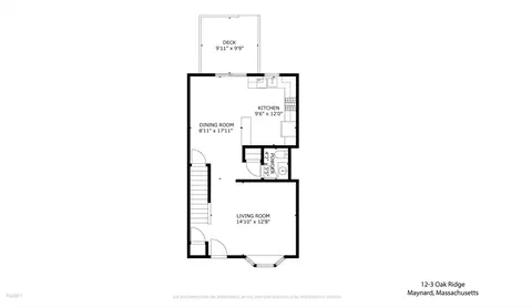Floorplan - 12 Oak Ridge Dr #3, Maynard, MA 01754 photo 1 of 4