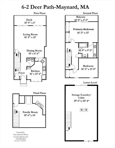 Floorplan - 6 Deer Path #2, Maynard, MA 01754 photo 1 of 1