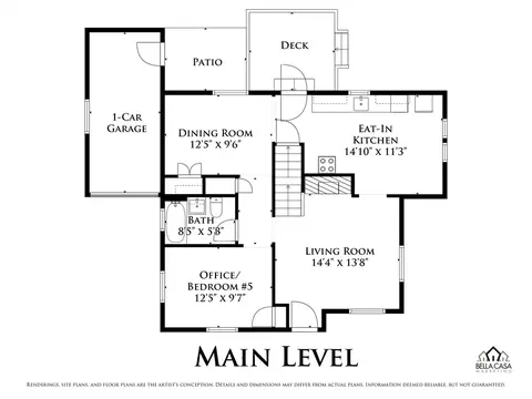 Floorplan - 12 Hancock St, Reading, MA 01867 photo 1 of 3