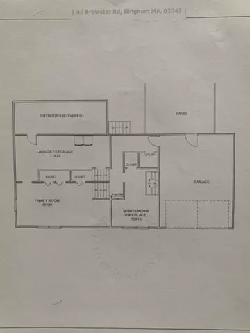 Floorplan - 45 Brewster Rd, Hingham, MA 02043 photo 3 of 3