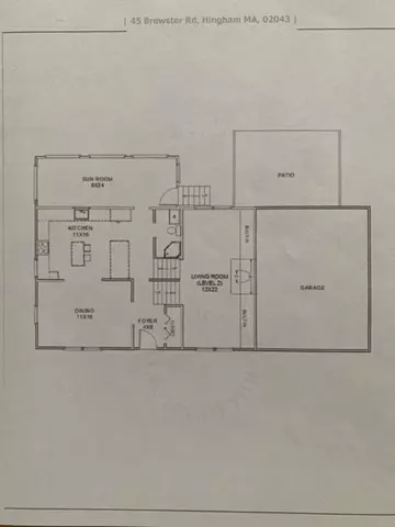 Floorplan - 45 Brewster Rd, Hingham, MA 02043 photo 1 of 3
