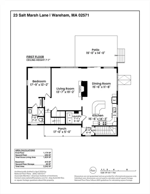 Floorplan - 23 Salt Marsh Ln, Wareham, MA 02571 photo 1 of 3