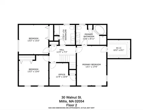 Floorplan - 30 Walnut St, Millis, MA 02054 photo 2 of 2