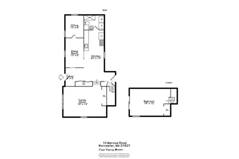 Floorplan - 10 Marcius Rd, Worcester, MA 01607 photo 1 of 1
