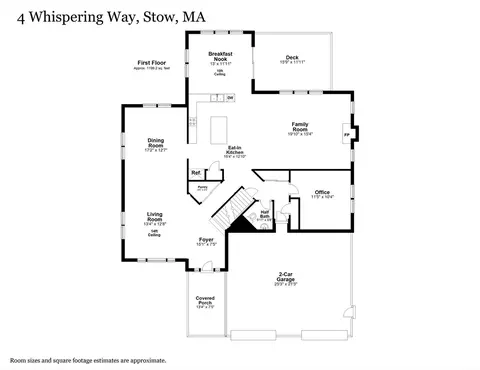 Floorplan - 4 Whispering Way, Stow, MA 01775 photo 1 of 3
