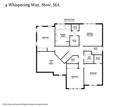 Floorplan - 4 Whispering Way, Stow, MA 01775 photo 2 of 3