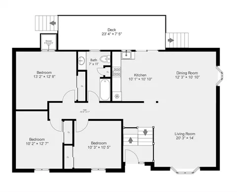 Floorplan - 19 Youngs Rd, Gloucester, MA 01930 photo 1 of 2