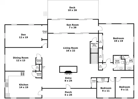 Floorplan - 152 Stowell Rd, Ashburnham, MA 01430 photo 1 of 3