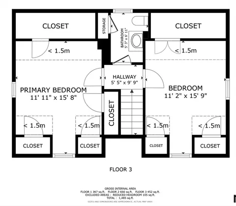 Floorplan - 30 Poplar St, Dedham, MA 02026 photo 1 of 3