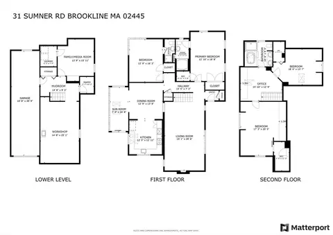Floorplan - 31 Sumner Rd, Brookline, MA 02445 photo 1 of 1