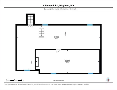Floorplan - 8 Hancock Rd, Hingham, MA 02043 photo 2 of 3