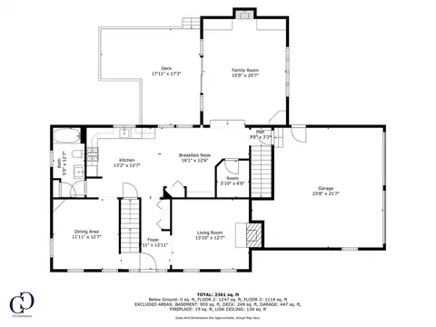 Floorplan - 25 Culloden Dr, Canton, MA 02021 photo 1 of 3