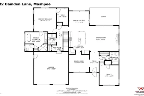 Floorplan - 32 Camden Ln, Mashpee, MA 02649 photo 1 of 3