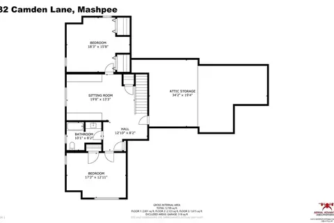 Floorplan - 32 Camden Ln, Mashpee, MA 02649 photo 2 of 3