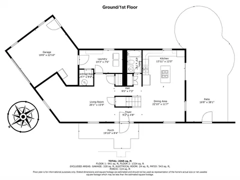 Floorplan - 14 Blake Rd, Braintree, MA 02184 photo 2 of 3