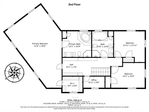 Floorplan - 14 Blake Rd, Braintree, MA 02184 photo 3 of 3