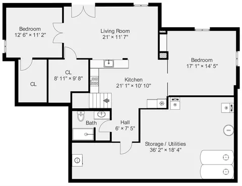 Floorplan - 2 Thomas Cir, Stoneham, MA 02180 photo 1 of 3