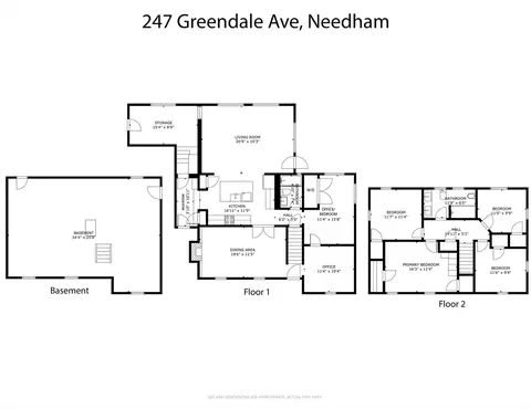 Floorplan - 247 Greendale Ave, Needham, MA 02494 photo 1 of 1