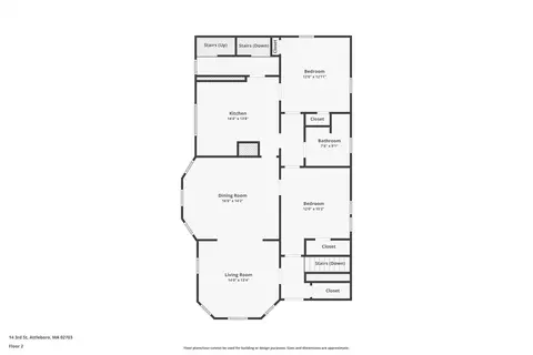 Floorplan - 14 Third St, Attleboro, MA 02703 photo 3 of 4