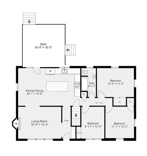 Floorplan - 36 Oak St, Stoneham, MA 02180 photo 1 of 1