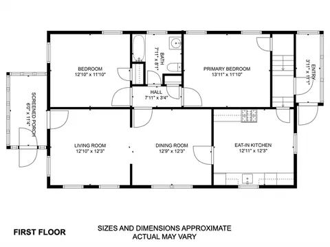Floorplan - 44 Cherrelyn St, Springfield, MA 01104 photo 2 of 3