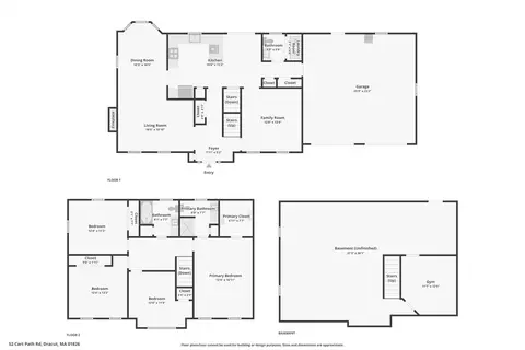 Floorplan - 52 Cart Path Rd, Dracut, MA 01826 photo 3 of 3