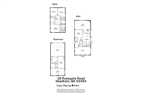 Floorplan - 28 Rosegate Rd, Needham, MA 02494 photo 4 of 4
