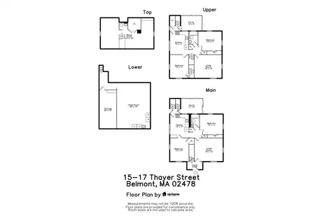 Floorplan - 15-17 Thayer St, Belmont, MA 02478 photo 1 of 5