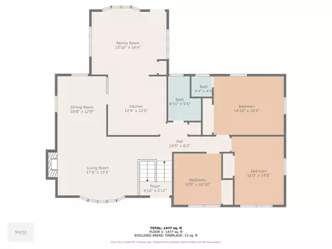 Floorplan - 2 Baldwin Rd, Wakefield, MA 01880 photo 1 of 1