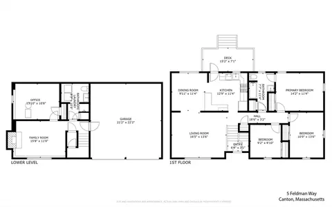 Floorplan - 5 Feldman Way, Canton, MA 02021 photo 1 of 1
