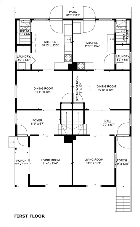 Floorplan - 11-13 Douglas Ave, Maynard, MA 01754 photo 1 of 2