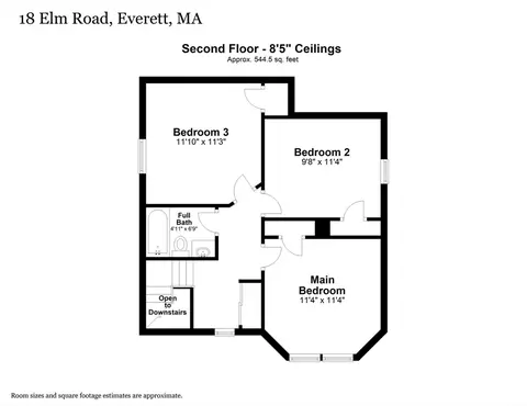 Floorplan - 18 Elm Rd, Everett, MA 02149 photo 2 of 2