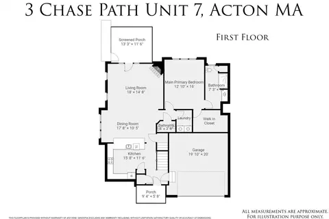 Floorplan - 3 Chase Path #7, Acton, MA 01720 photo 1 of 3
