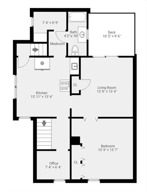 Floorplan - 1 Blake Ct, Everett, MA 02149 photo 2 of 2