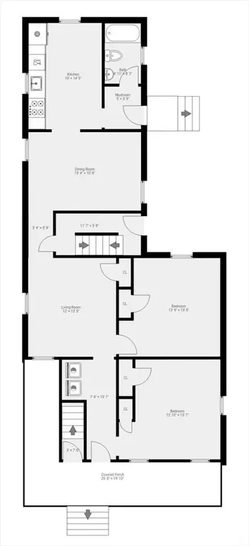 Floorplan - 1 Blake Ct, Everett, MA 02149 photo 1 of 2