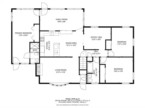 Floorplan - 2 Kinsman St, Beverly, MA 01915 photo 1 of 2