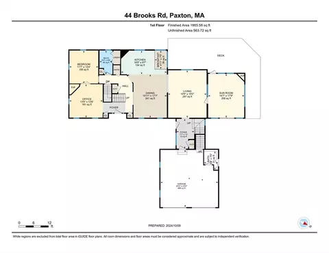 Floorplan - 44 Brooks Rd, Paxton, MA 01612 photo 1 of 3