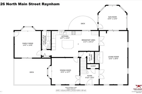 Floorplan - 926 N Main St, Raynham, MA 02767 photo 2 of 3