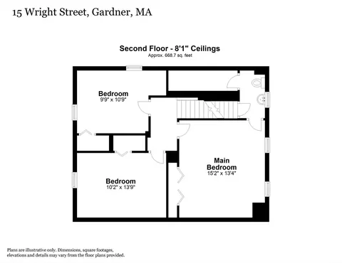 Floorplan - 15 Wright St, Gardner, MA 01440 photo 3 of 3