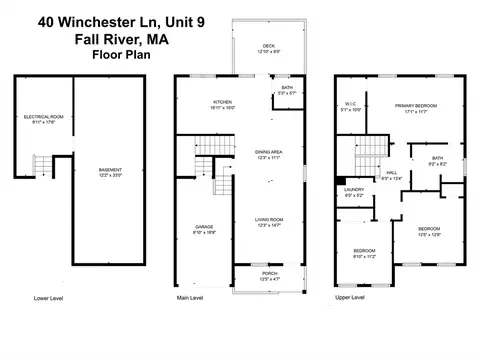 Floorplan - 40 Winchester #9, Fall River, MA 02721 photo 1 of 1