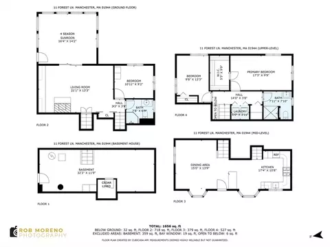 Floorplan - 11 Forest Ln, Manchester, MA 01944 photo 1 of 3