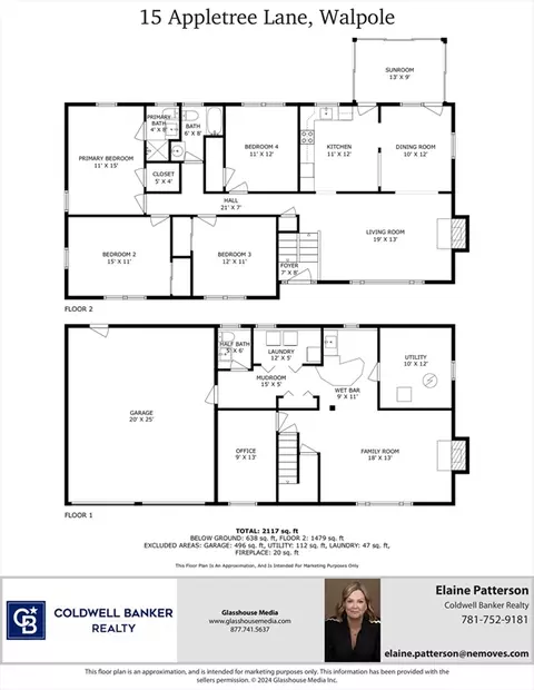 Floorplan - 15 Appletree Ln, Walpole, MA 02081 photo 1 of 1