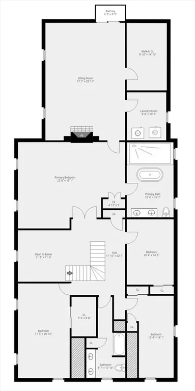 Floorplan - 7 Burnham Ln, Danvers, MA 01923 photo 1 of 3